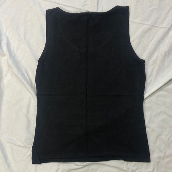 George Black Fitted Tank Top - Picture 3 of 3